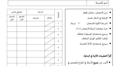 اختبار-نهائي-أحياء-للصف-العاشر-الفصل-الأول-1