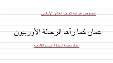 شرح-وتدريب-درس-عمان-كما-رآها-الرحالة-الأوروبيون-2