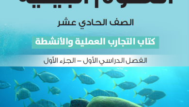 كتاب-العلوم-والبيئة-كتاب-التجارب-والأنشطة-الجزء-الأول-الصف-الحادي-عشر-الفصل-الأول-PDF