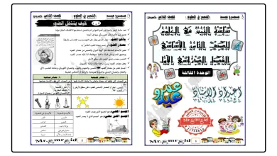 ملخص-الوحدة-الثالثة-الضوء-للصف-الثامن-علوم-الفصل-الأول
