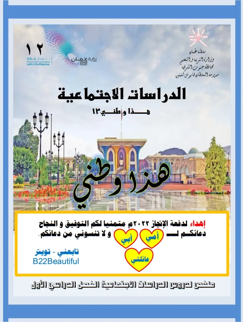 ملخص-هذا-وطني-للصف-الثاني-عشر-الفصل-الأول-pdf