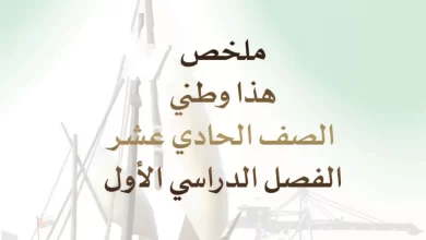 ملخص-هذا-وطني-للصف-الحادي-عشر-الفصل-الأول-pdf-1