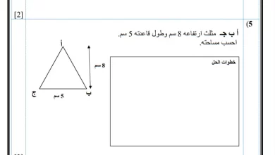 نموذج-اختبار-مادة-الرياضيات-للصف-السابع-الفصل-الأول-PDF