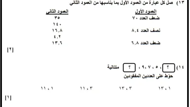 نموذج-امتحان-الرياضيات-للصف-الخامس-الفصل-الأول