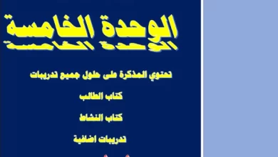 حل-الوحدة-الخامسة-الرياضيات-المتقدمة-الصف-الثاني-عشر
