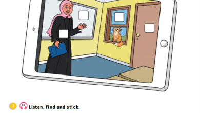 حل-درس-Our-classroom-كتاب-الإنجليزية-ACTIVITY-BOOK-الصف-الأول-الفصل-الأول