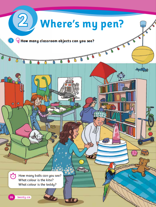 درس-Wheres-my-pen-كتاب-الإنجليزية-class-book-الصف-الثاني-الفصل-الأول