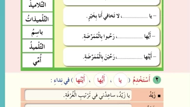 درس-النداء-للصف-الثاني-الفصل-الثاني