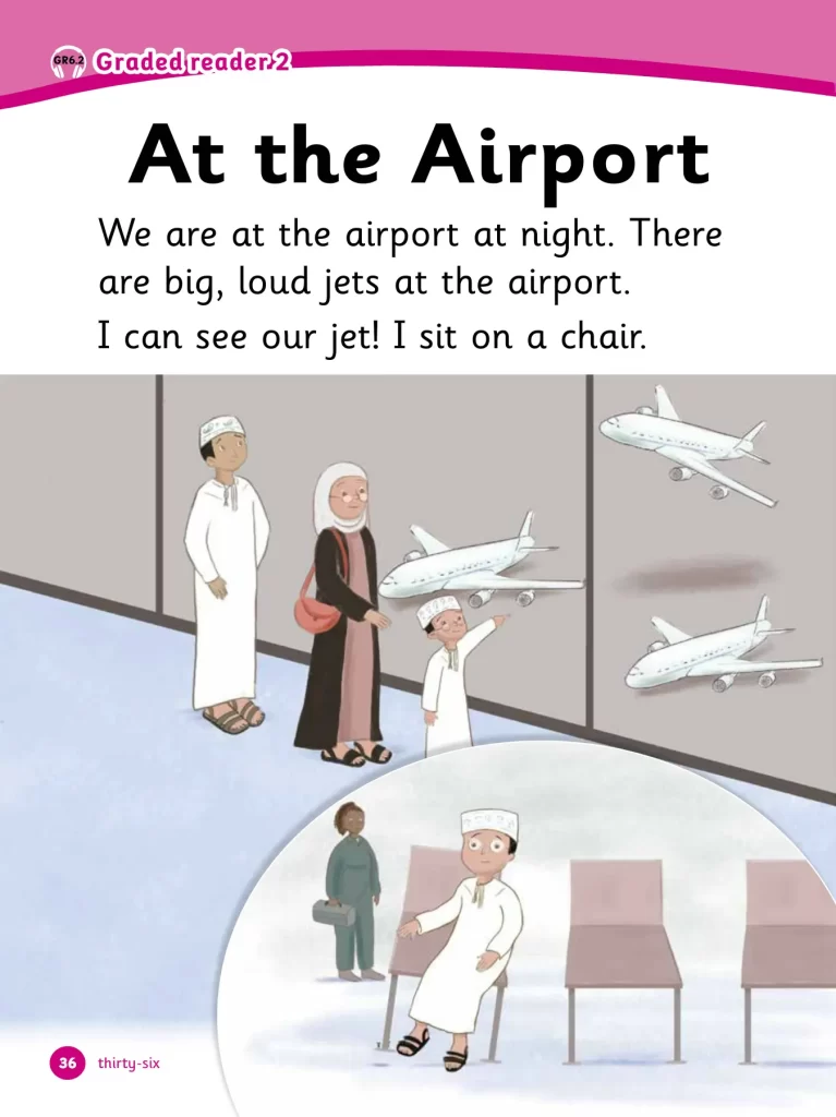 درس-قصة-at-the-airport-للصف-الثاني-الفصل-الثاني