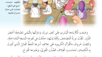 شرح-درس-التيمينة-كتاب-أحب-لغتي-الصف-الثالث-الفصل-الأول