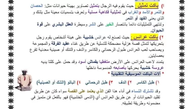فن-الباكت-للصف-الثامن