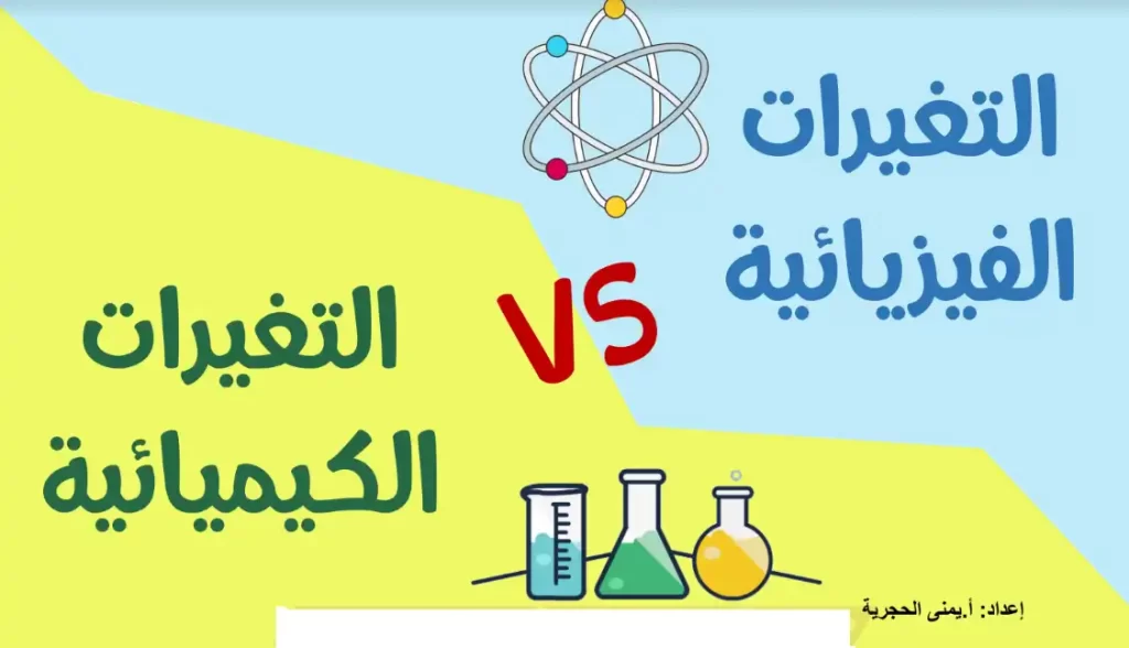 ملخص-درس-التغيرات-الفيزيائية-والكيميائية-للصف-الثامن-PDF