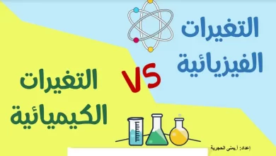 ملخص-درس-التغيرات-الفيزيائية-والكيميائية-للصف-الثامن-PDF