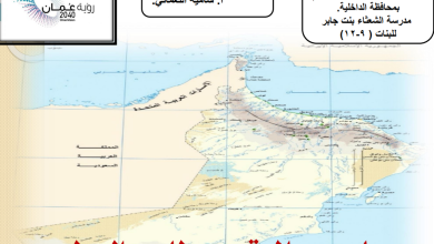 ملخص-درس-عمان-الموقع-ومظاهر-السطح-PDF