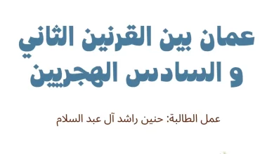 ملخص-درس-عمان-بين-القرنين-الثاني-والسادس-الهجريين-1-scaled