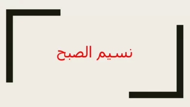 ملخص-درس-نسيم-الصبح-PDF